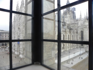 Vista del duomo dal'Arengario, interno